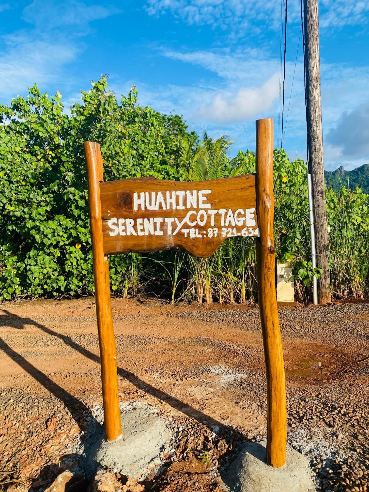 Huahine Serenity Cottage Maroe Exterior foto